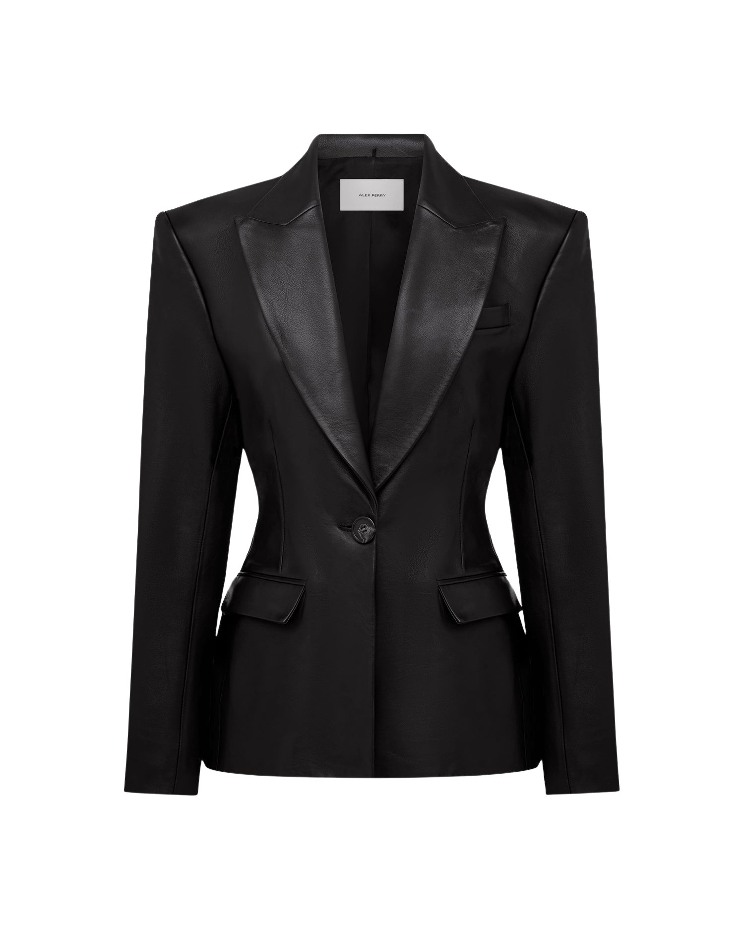 alex perry leather blazer
