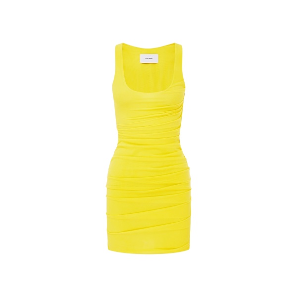 alex perry stretch mesh mini dress