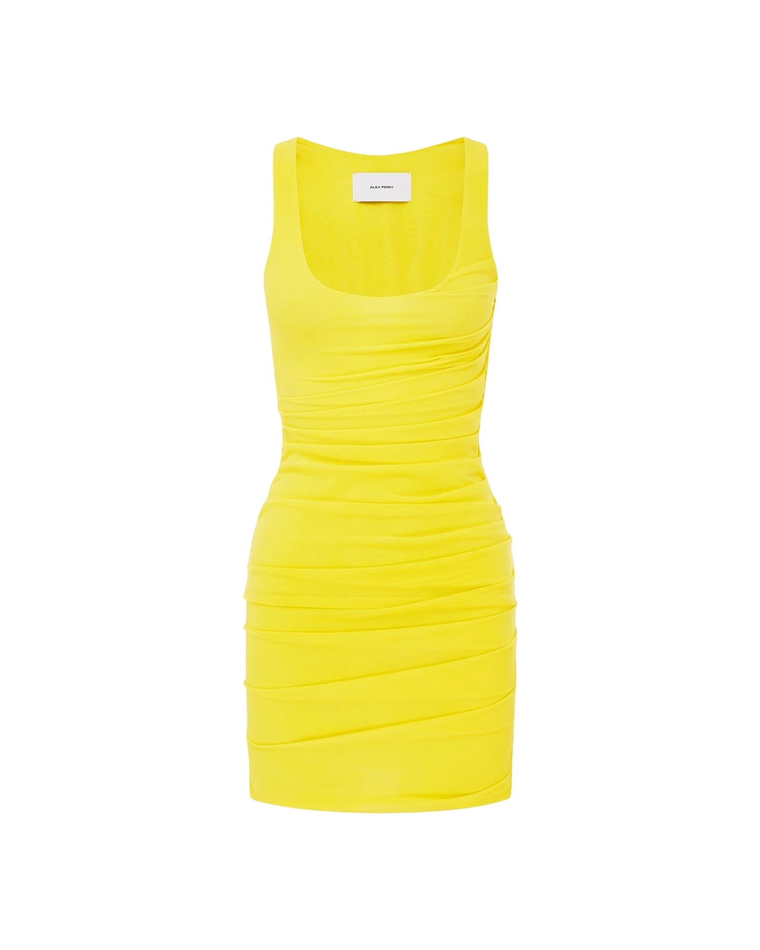 Alex-Perry-Singlet-Mini-Dress-in-Stretch-Mesh-Yellow95315_nobg Alex Perry Singlet Mini Dress in Stretch Mesh, Yellow