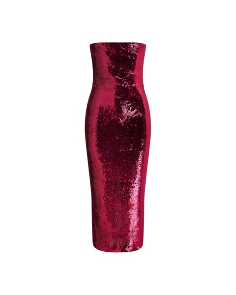 alex perry sequin mesh midi dress