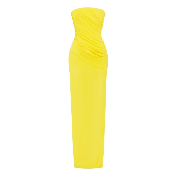 alex perry stretch mesh gown