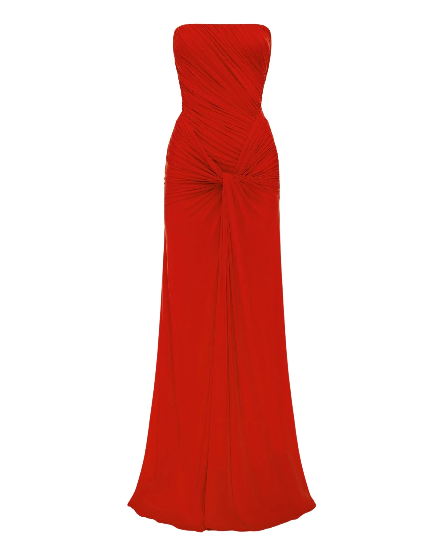 Alex-Perry-Strapless-Twist-Gown-in-Jersey-Scarlet94994_nobg Alex Perry Strapless Twist Gown in Jersey, Scarlet