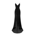 Alex-Perry-Tiered-Bikini-Gown-in-Silk-Satin-Black61459_nobg Alex Perry Tiered Bikini Gown in Silk Satin, Black