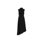 Alaïa Asymetric Wool Dress - ALAÏA Dresses - Laser Cut Luxury - Shop at Luxury Shoes 