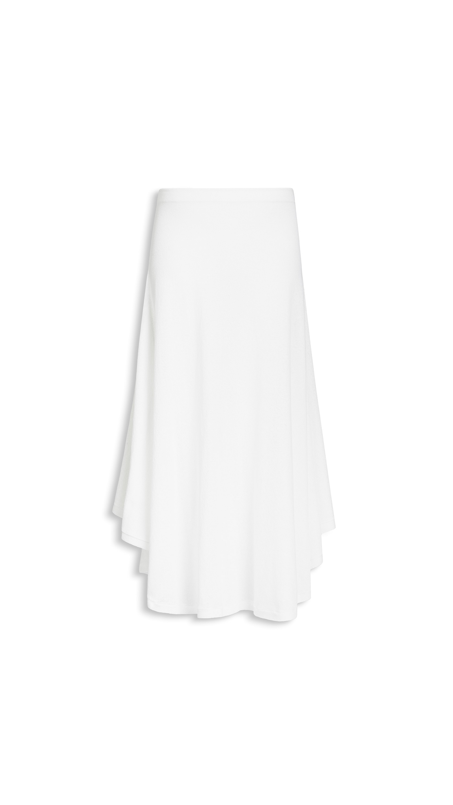 Alaïa Asymmetric Cotton Crepe Skirt - ALAÏA Skirts - Laser Cut Luxury - Shop at Luxury Shoes 