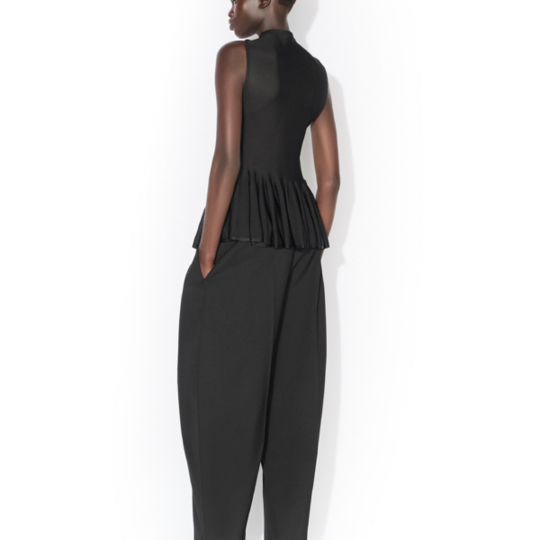 Alaia Asymmetric Godet Top, view 3