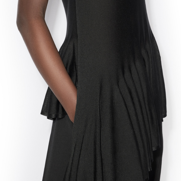 Alaia Asymmetric Godet Top, view 4
