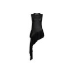 Alaïa Asymmetric Godet Top - ALAÏA Tops - Laser Cut Luxury - Shop at Luxury Shoes Alaia Asymmetric Godet Top