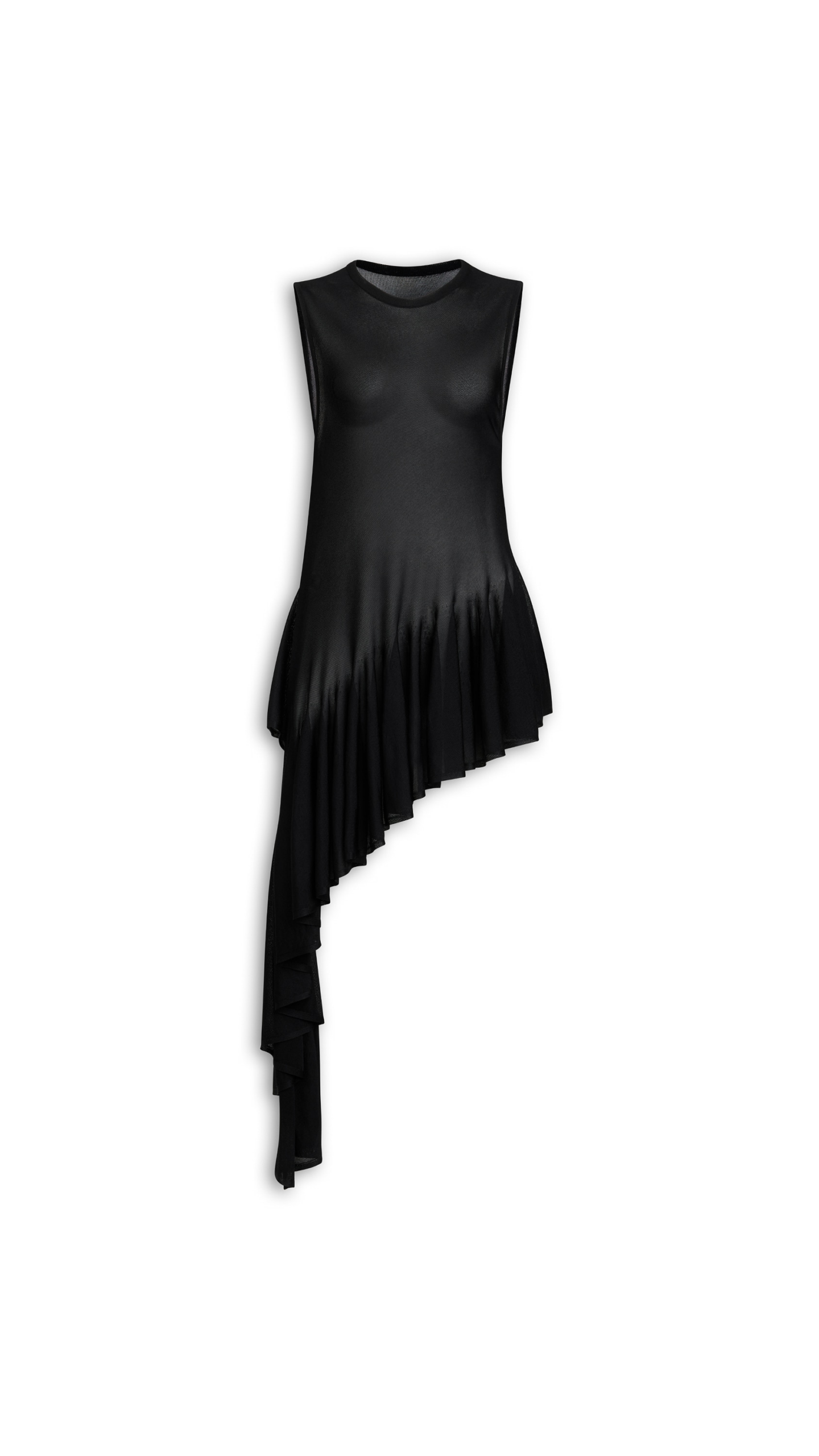 Alaia Asymmetric Godet Top
