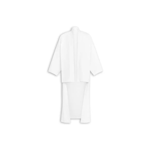 Alaia Asymmetric Poplin Coat
