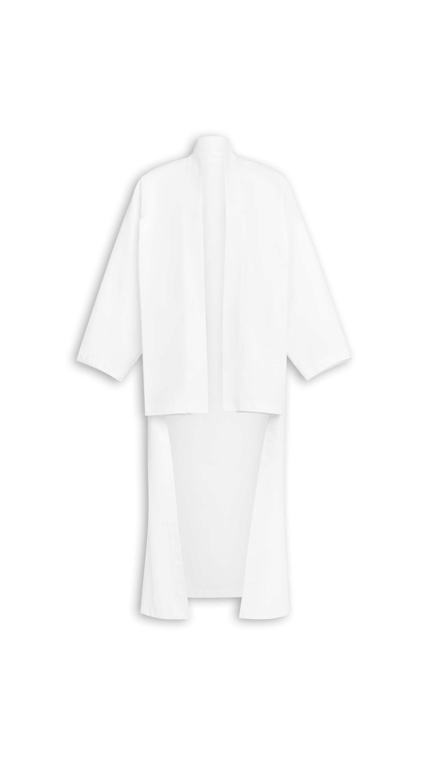 Alaia Asymmetric Poplin Coat