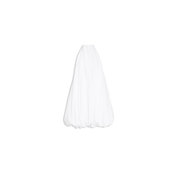 Alaïa Balloon Poplin Dress - ALAÏA Dresses - Laser Cut Luxury - Shop at Luxury Shoes 