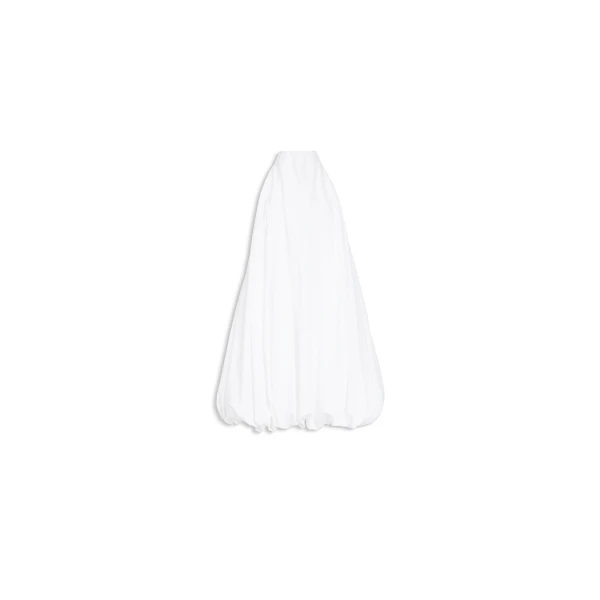 Alaïa Balloon Poplin Dress - ALAÏA Dresses - Laser Cut Luxury - Shop at Luxury Shoes 