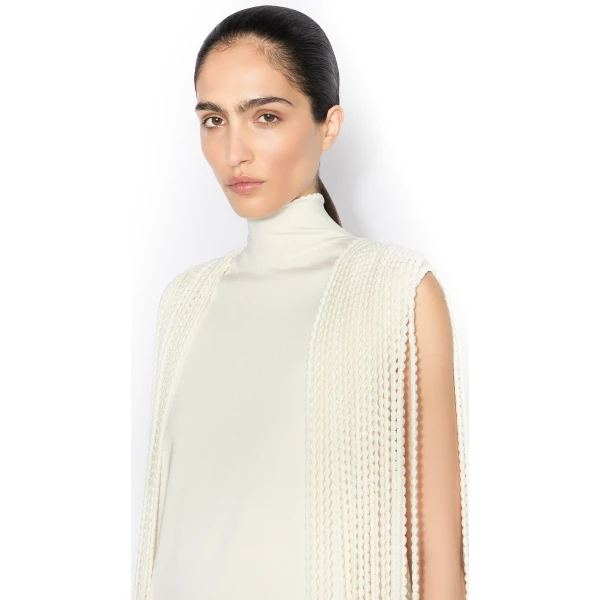 Alaïa Beaded Fringe Mini Dress - ALAÏA Dresses - Laser Cut Luxury - Shop at Luxury Shoes 