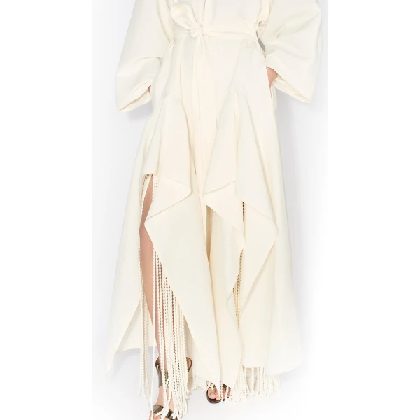 Alaïa Beaded Knit Pants - ALAÏA Pants - Laser Cut Luxury - Shop at Luxury Shoes 