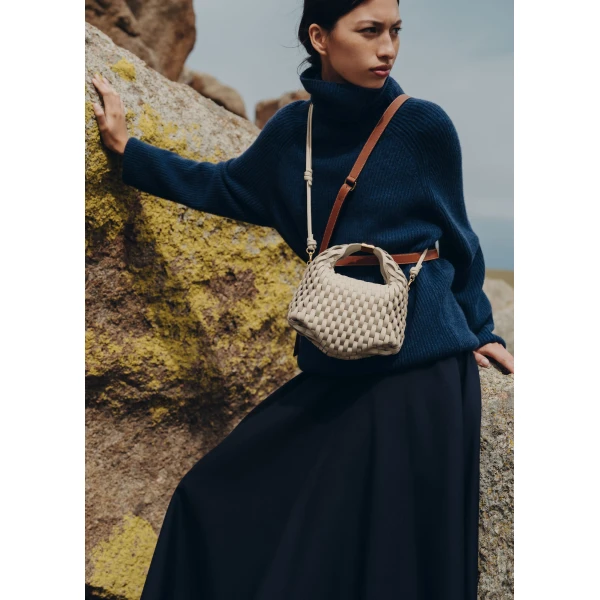 Polene Béri in Onda Ecru Bag, view 2