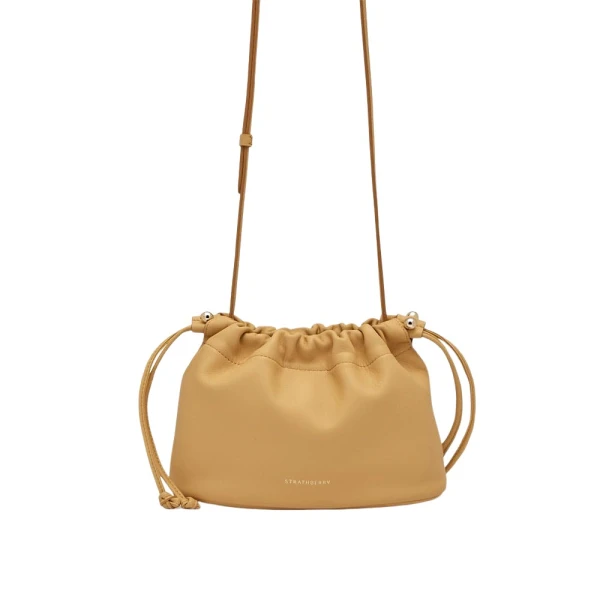 Strathberry Charlotte Drawstring in Brûlée