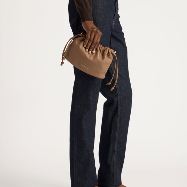 Strathberry Charlotte Drawstring in Clay, view 7