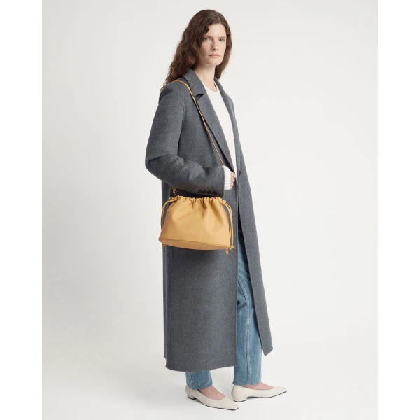 Strathberry Charlotte Midi Drawstring in Brûlée, view 8