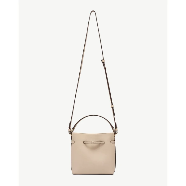 Strathberry Corda Bucket Mini in Oat, view 4