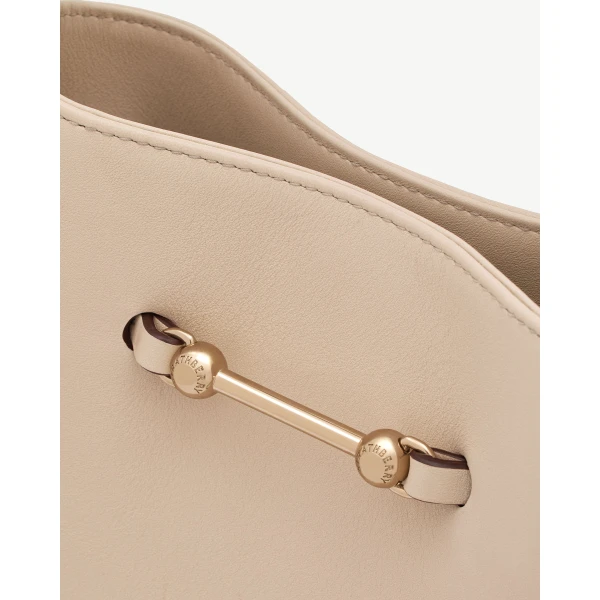 Strathberry Corda Bucket Mini in Oat, view 6
