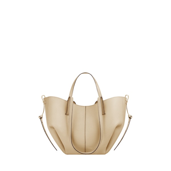 Polène Cyme Mini in Sand Cyme Mini in Sand - Mini Bags - Parisian Luxury Leather Bag at Luxury Shoes 