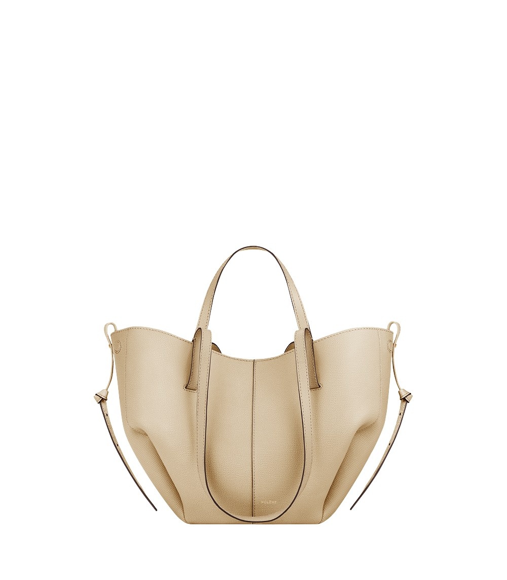 Polène Cyme Mini in Sand Cyme Mini in Sand - Mini Bags - Parisian Luxury Leather Bag at Luxury Shoes 