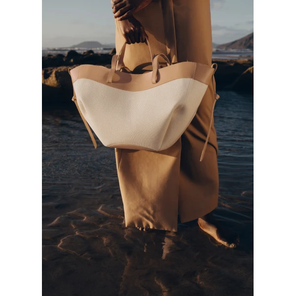 Polene Cyme in Beige Bag, view 2