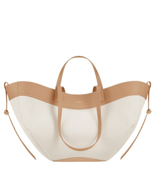 Polène Cyme in Beige Cyme in Beige - Totes & Top-Handle Bags - Parisian Luxury Leather Bag at Luxury Shoes 