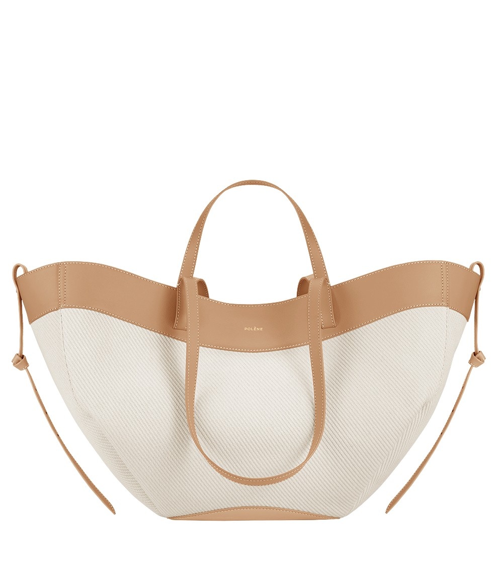Polène Cyme in Beige Cyme in Beige - Totes & Top-Handle Bags - Parisian Luxury Leather Bag at Luxury Shoes 