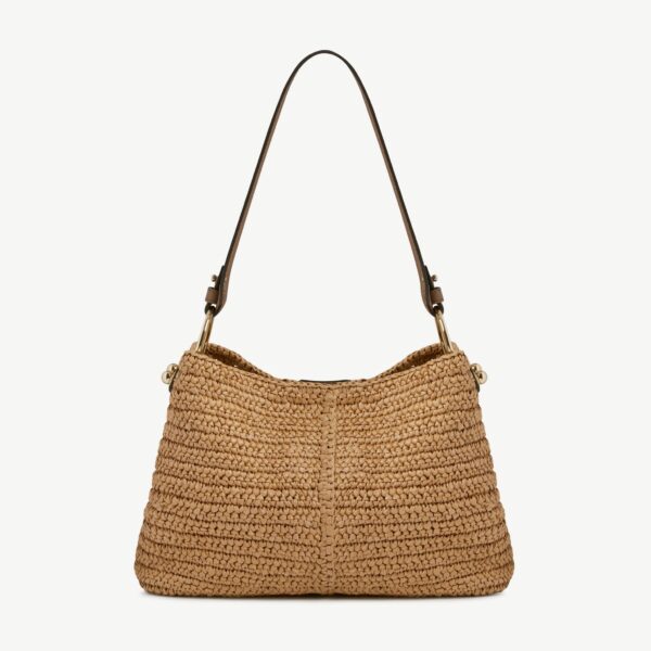 Strathberry Lana Hobo in Raffia and Clay, view 2