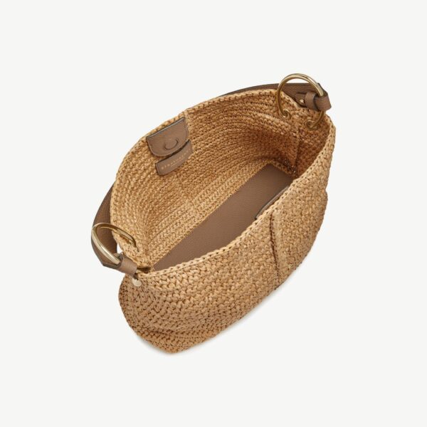 Strathberry Lana Hobo in Raffia and Clay, view 5