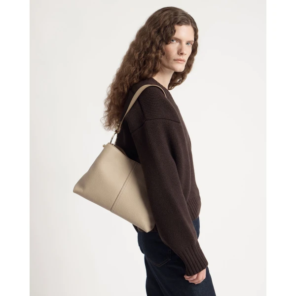 Strathberry Lana Hobo in Sand, view 7