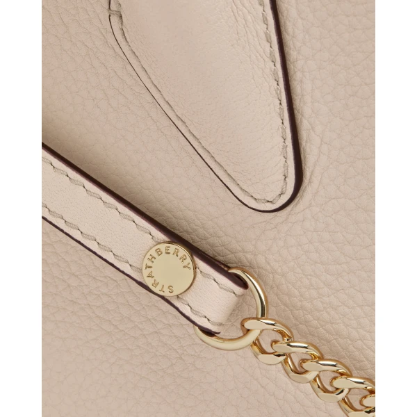 Strathberry Mini Tote in Oat, view 6