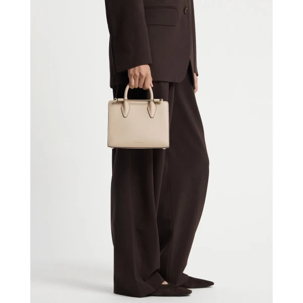 Strathberry Mini Tote in Oat, view 9