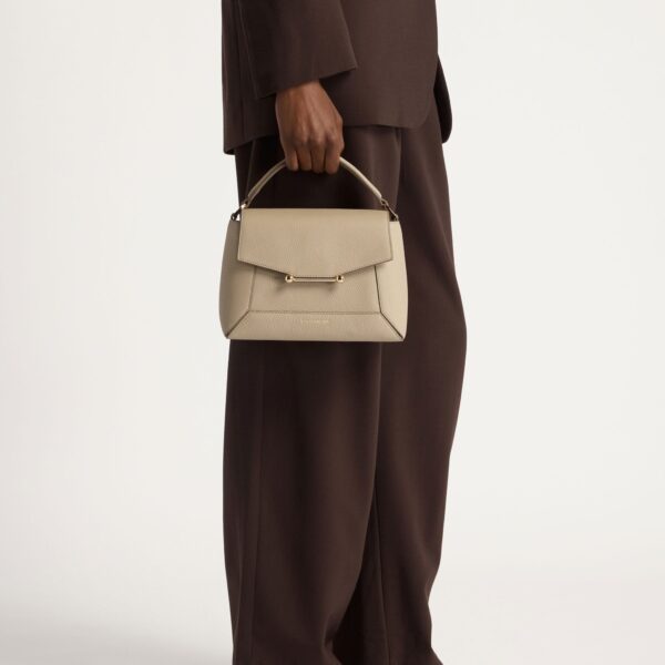 Strathberry Mosaic Bag in Sand, view 9