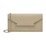 Strathberry Multrees Chain Wallet in Sand