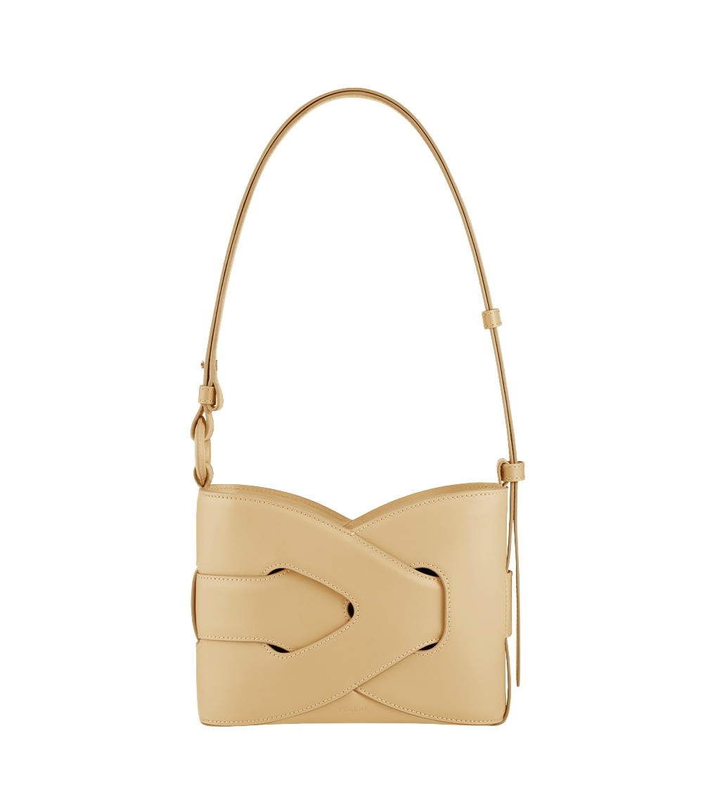 Polène Nodde in Oat Nodde in Oat - Shoulder & Crossbody Bags - Parisian Luxury Leather Bag at Luxury Shoes 