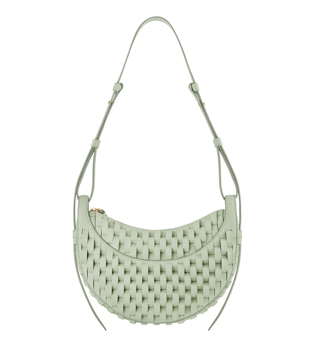 Beige-Numero-Dix-in-Onda-Fresh-Almond-collection-coveti89925_nobg Polene Numéro Dix in Onda Fresh Almond Bag