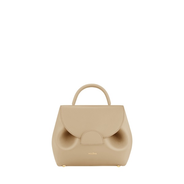 Polène Numéro Un Nano in Sand Numéro Un Nano in Sand - Mini Bags - Parisian Luxury Leather Bag at Luxury Shoes 