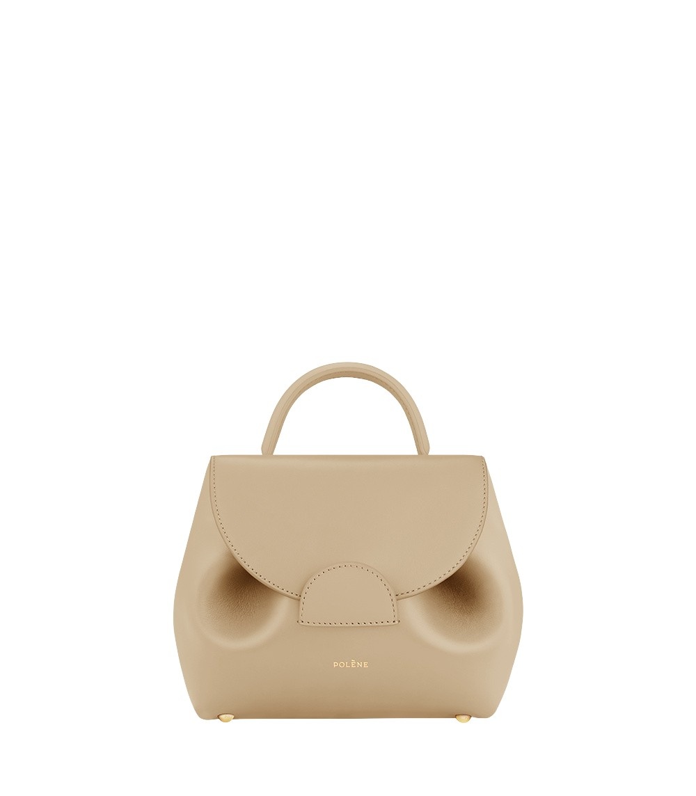 Polène Numéro Un Nano in Sand Numéro Un Nano in Sand - Mini Bags - Parisian Luxury Leather Bag at Luxury Shoes 