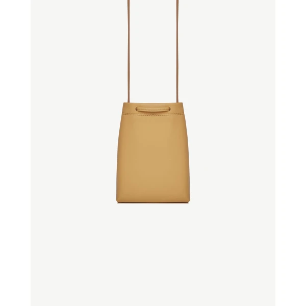 Strathberry Osette Midi Pouch in Brûlée, view 4