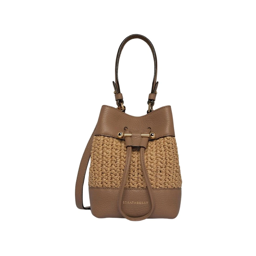 Beige-Osette-in-Raffia-and-Clay92489_nobg Strathberry Osette in Raffia and Clay