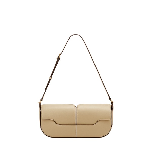 Polène Osmo in Sand Osmo in Sand - Shoulder & Crossbody Bags - Parisian Luxury Leather Bag at Luxury Shoes 