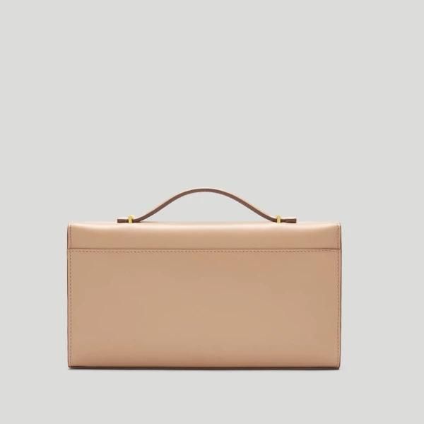 Demellier The Vancouver Clutch in Dark Sand Clutch Bag, view 5