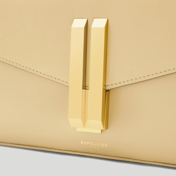 Demellier The Vancouver Clutch in Dune Clutch Bag, view 2