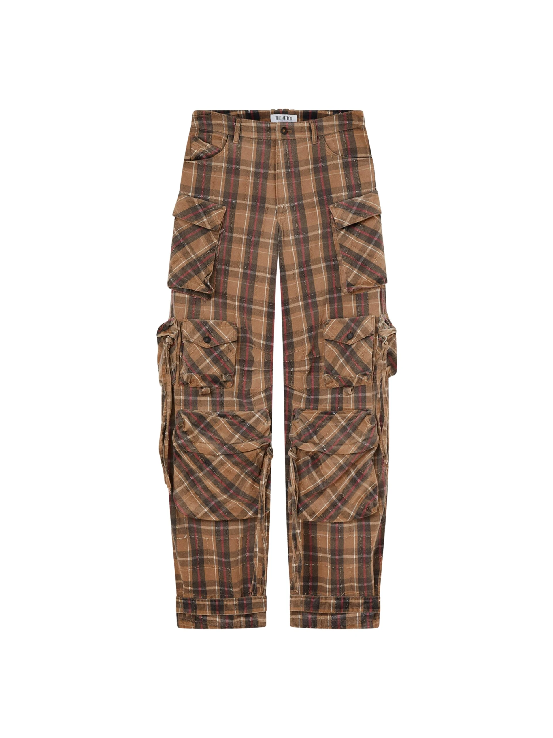 The Attico Beige and black long pant