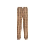 The Attico Beige and black long pant