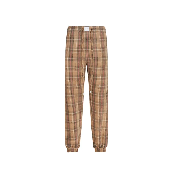 The Attico Beige and black long pant