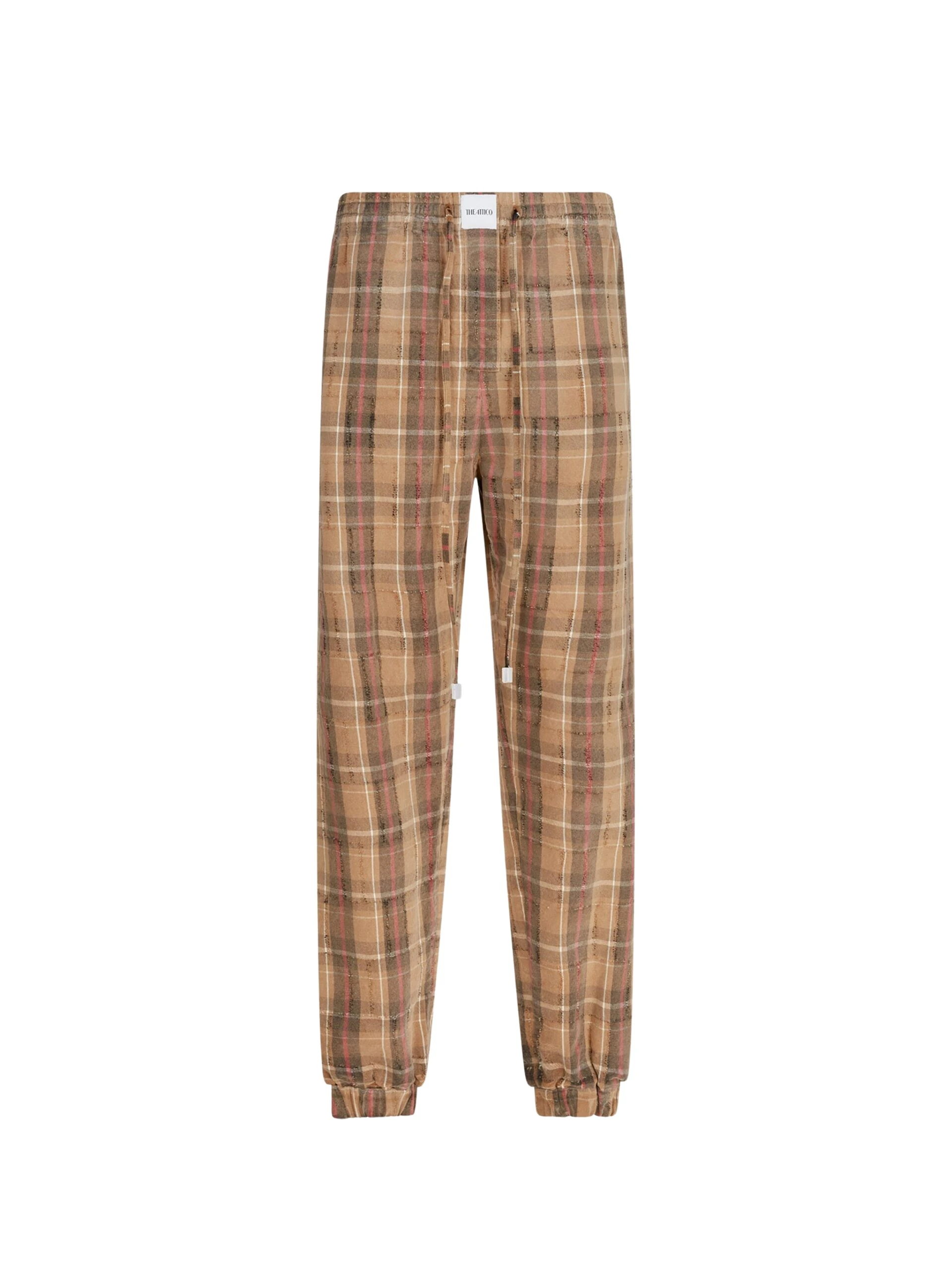 The Attico Beige and black long pant